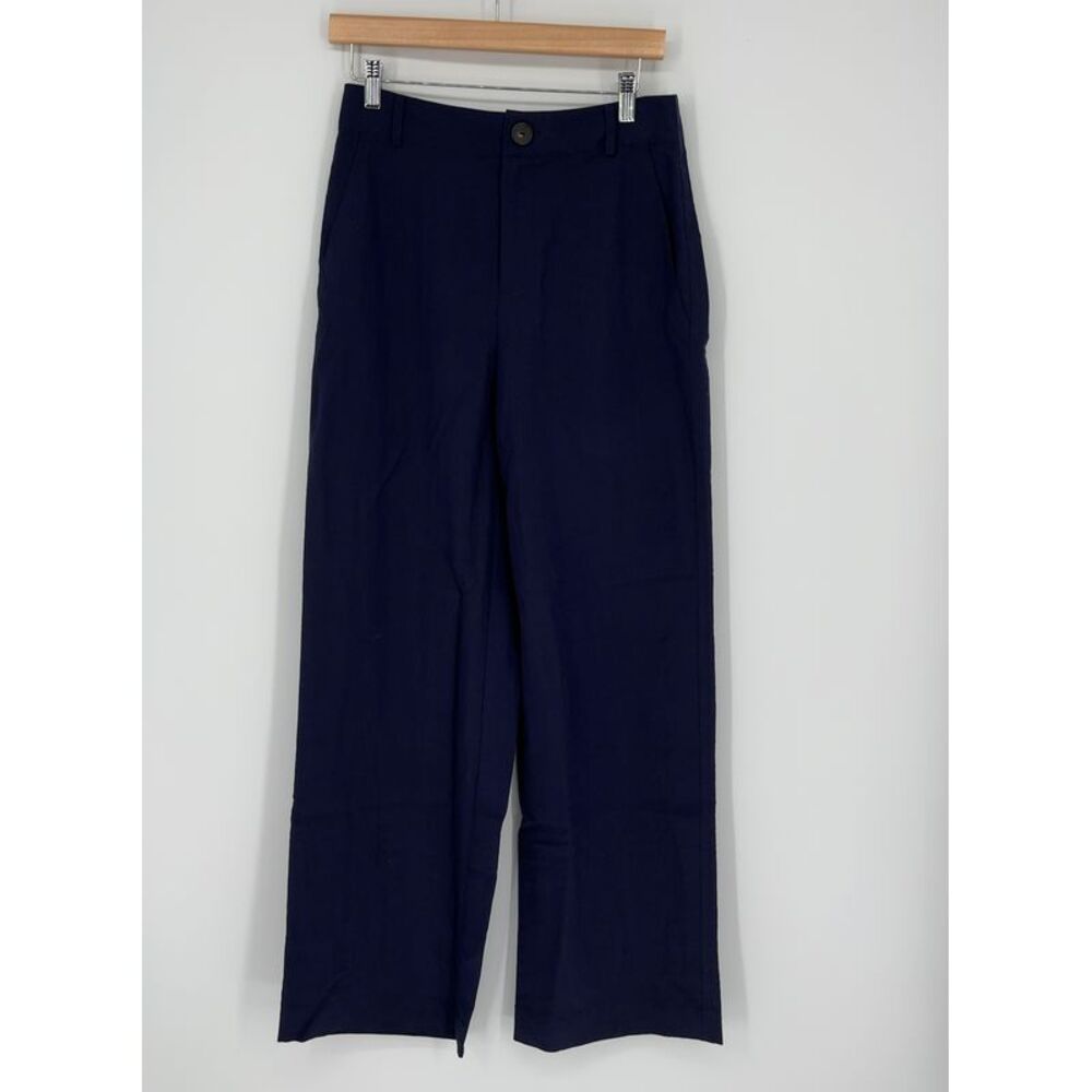 Vince Wide Leg Pant in Navy Blue